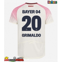 Camisa de Futebol Bayer Leverkusen Alejandro Grimaldo #20 Equipamento Secundário 2025-26 Manga Curta